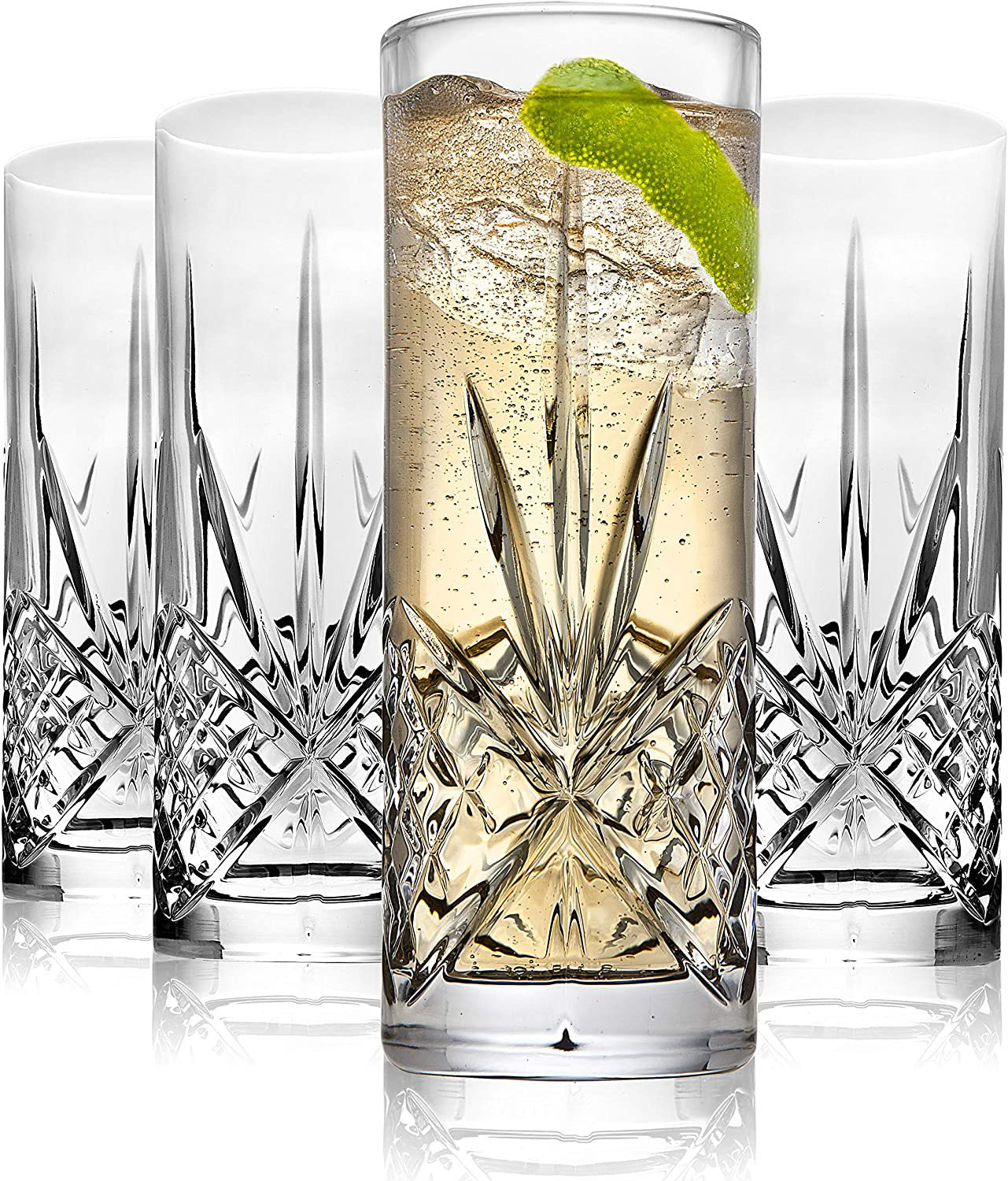 Crystal highball glasses hotsell